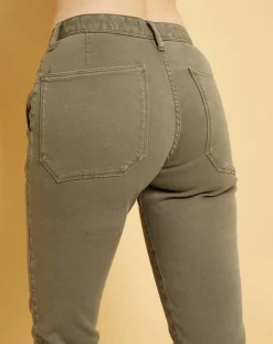 Online Acquaverde Jean droit Natural Mels vert algue