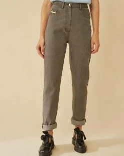 Clearance Manoush Jean Droit noir