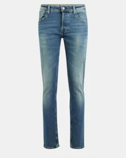 New Teddy Smith Jean droit Worn Comfor bleu