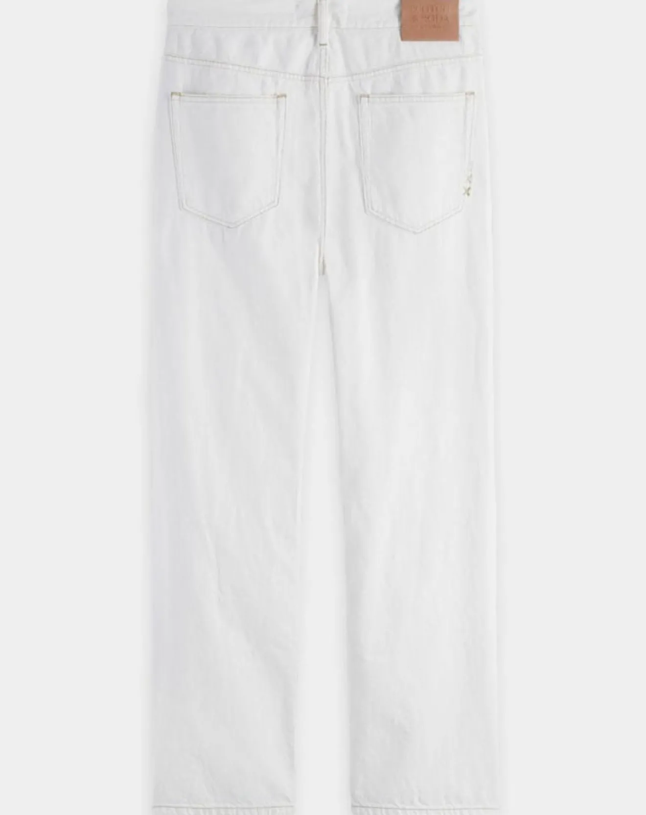 Homme Scotch & Soda Jean en Coton Bio mélangé Regular Fit blanc