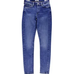 Discount Pepe Jeans Jean en Toile de coton extensible Pixlette skinny fit taille haute bleu