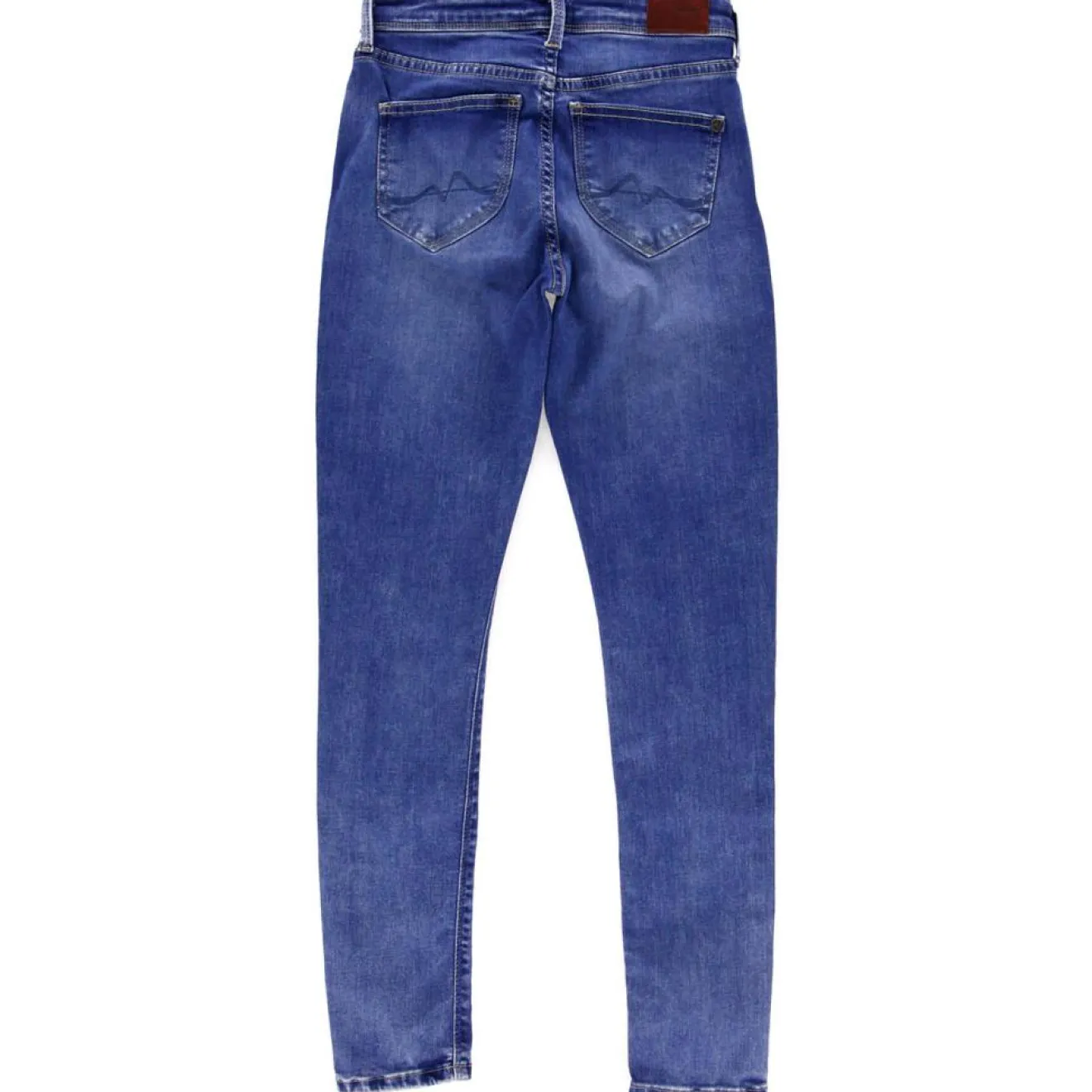Discount Pepe Jeans Jean en Toile de coton extensible Pixlette skinny fit taille haute bleu