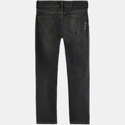 Enfant Scotch & Soda Jean en Toile de Coton mélangé Dean noir
