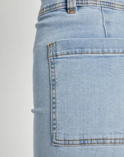 Femme Billabong Jean Evasé Free Fall Ind bleu clair