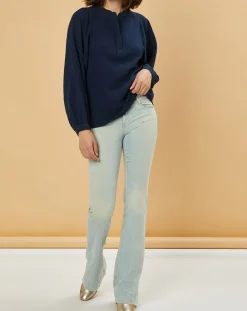 Online Acquaverde Jean flare Adriana bleu