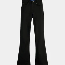 Best Scotch & Soda Jean Flare en Coton Bio mélangé noir