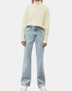 Online Marc O'Polo Jean flare Linna bleu clair