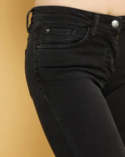 Hot Acquaverde Jean flare Natural Laureen black stone