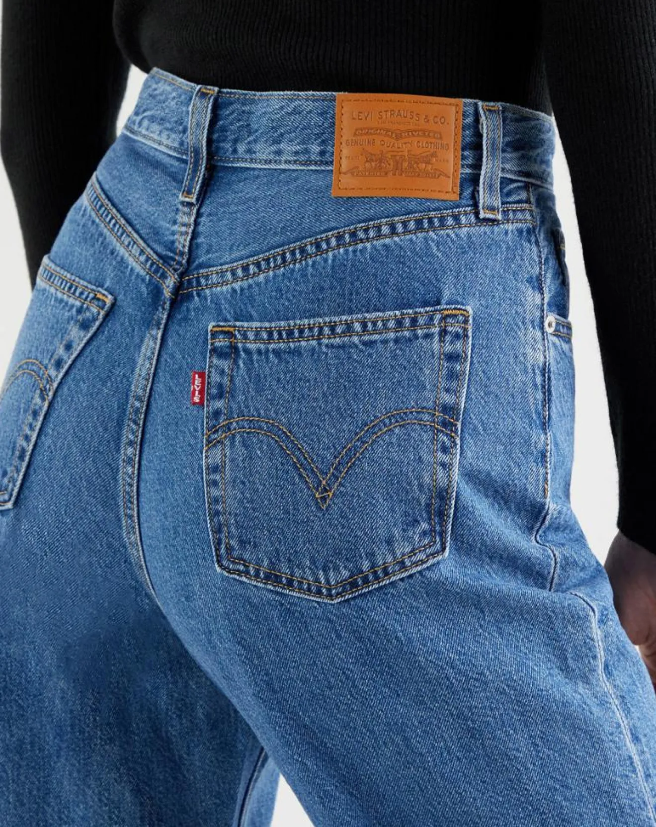 New Levi's® Jean high loose Taper Hold My Purse bleu