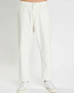 Homme Element Jean Highwater Work Canvas blanc