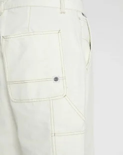 Homme Element Jean Highwater Work Canvas blanc