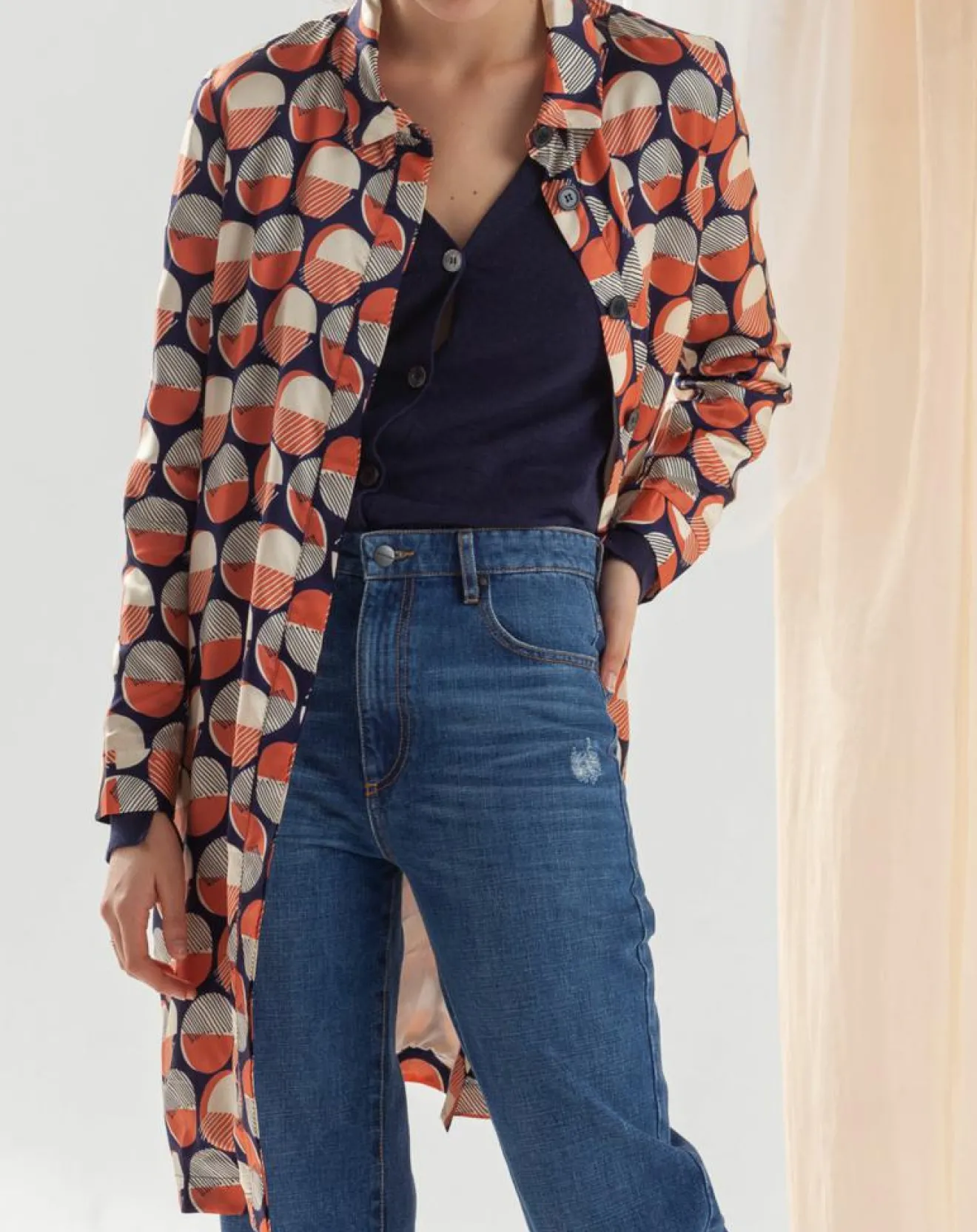New Chloé Stora Jean Juan vintage bleu