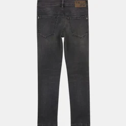 Enfant Teddy Smith Jean Kurt Skinny délavé gris foncé