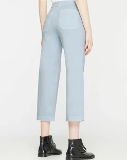 Femme Yerse Jean large Amy bleu clair