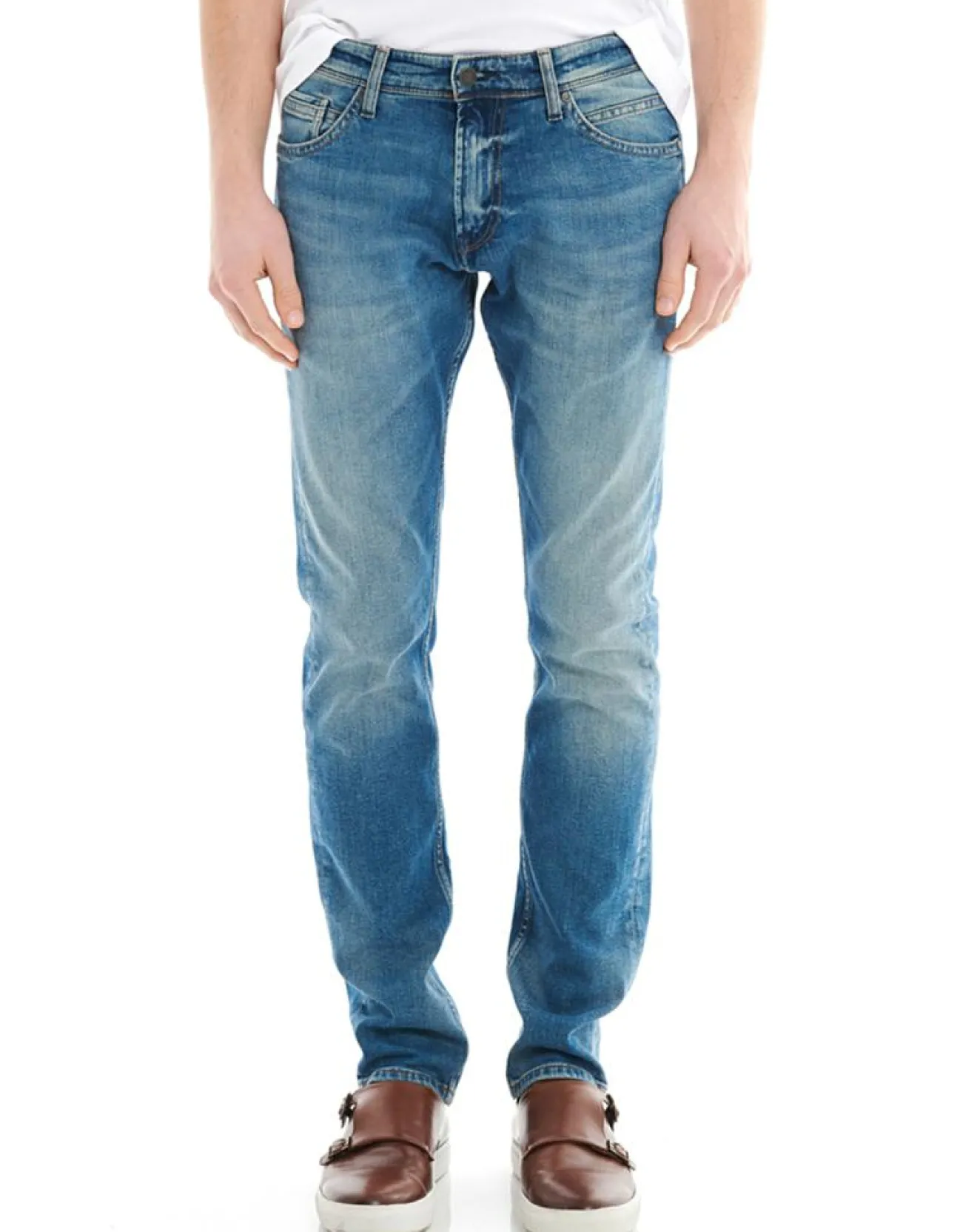 Outlet Teddy Smith Jean Marlon bleu moyen