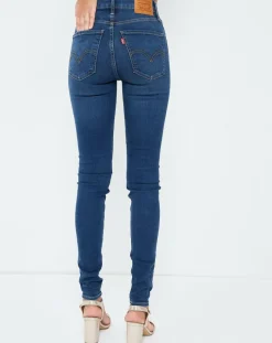 Femme Levi's® Jean Mile High Super Skinny bleu foncé