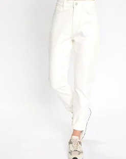 Femme Esprit Jean mom écru