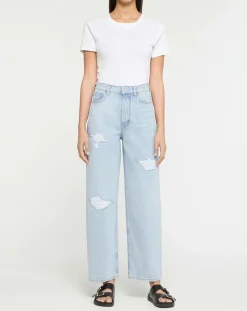 New Scotch & Soda Jean Regular Fit Abrasion bleu clair