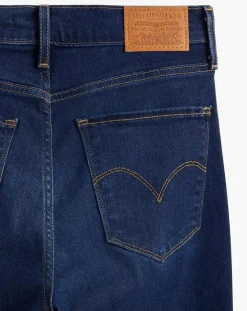 Hot Levi's® Jean righ rise straight 724 bleu