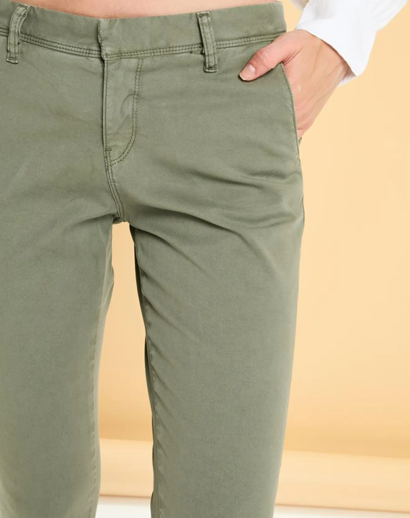 Femme Acquaverde Jean Shino kaki