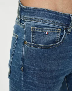 Homme Kaporal 5 Jean Skinny Dadas bleu moyen