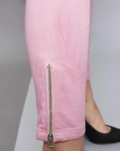 Femme Pierre Balmain Jean Skinny délavé rose