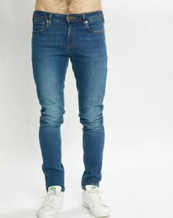 Sale Scotch & Soda Jean Skinny Fit en Coton Bio mélangé bleu