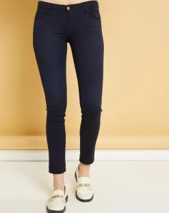 Femme Acquaverde Jean skinny Natural Blake marine foncé