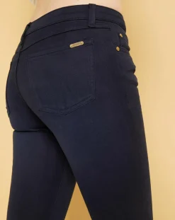 Femme Acquaverde Jean skinny Natural Blake marine foncé