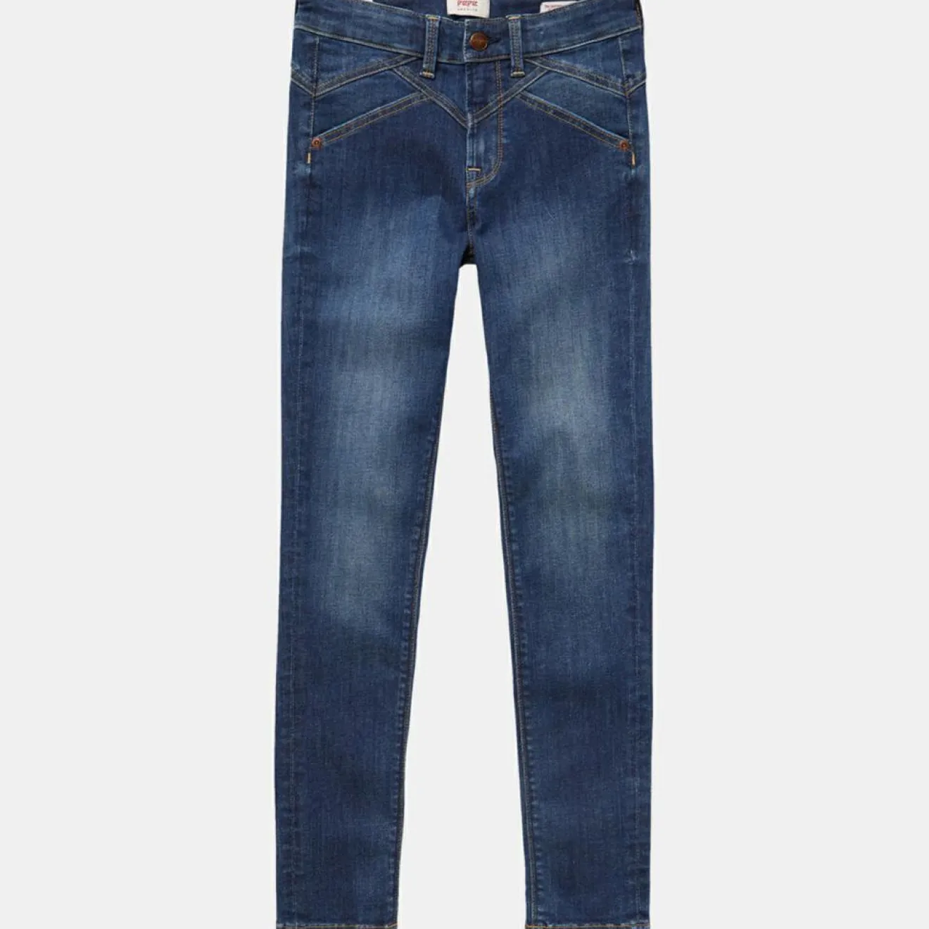 Enfant Pepe Jeans Jean Skinny Pixlette délavé bleu