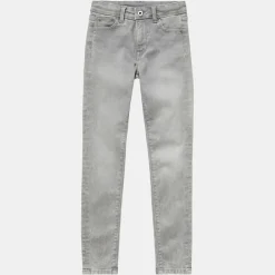 Enfant Pepe Jeans Jean Skinny Pixlette Taille Haute gris