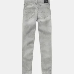 Enfant Pepe Jeans Jean Skinny Pixlette Taille Haute gris