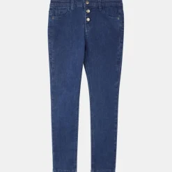 Enfant Galeries Lafayette & Kids Jean Skinny Sarah en Toile de coton bio bleu