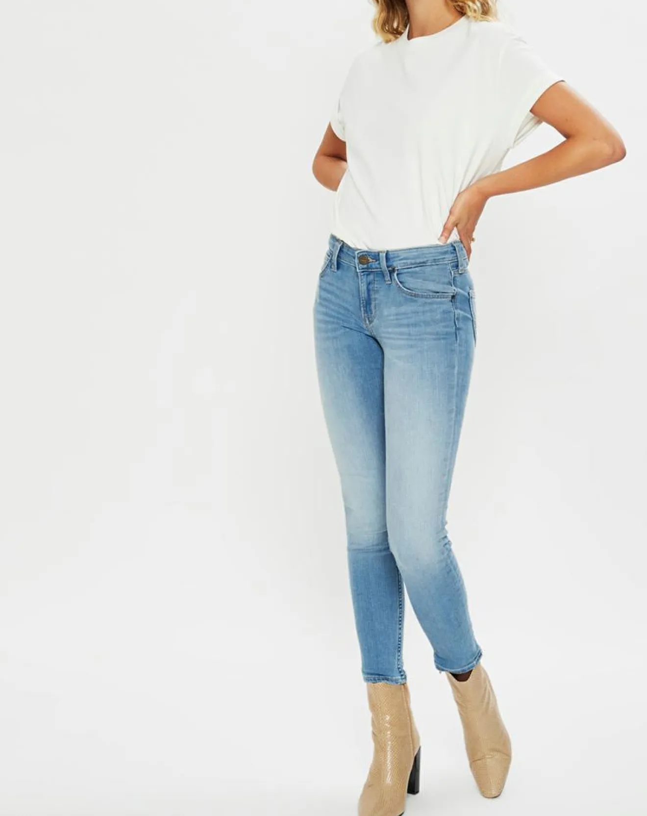 Femme Lee Jean Skinny Scarlett Mr bleu clair