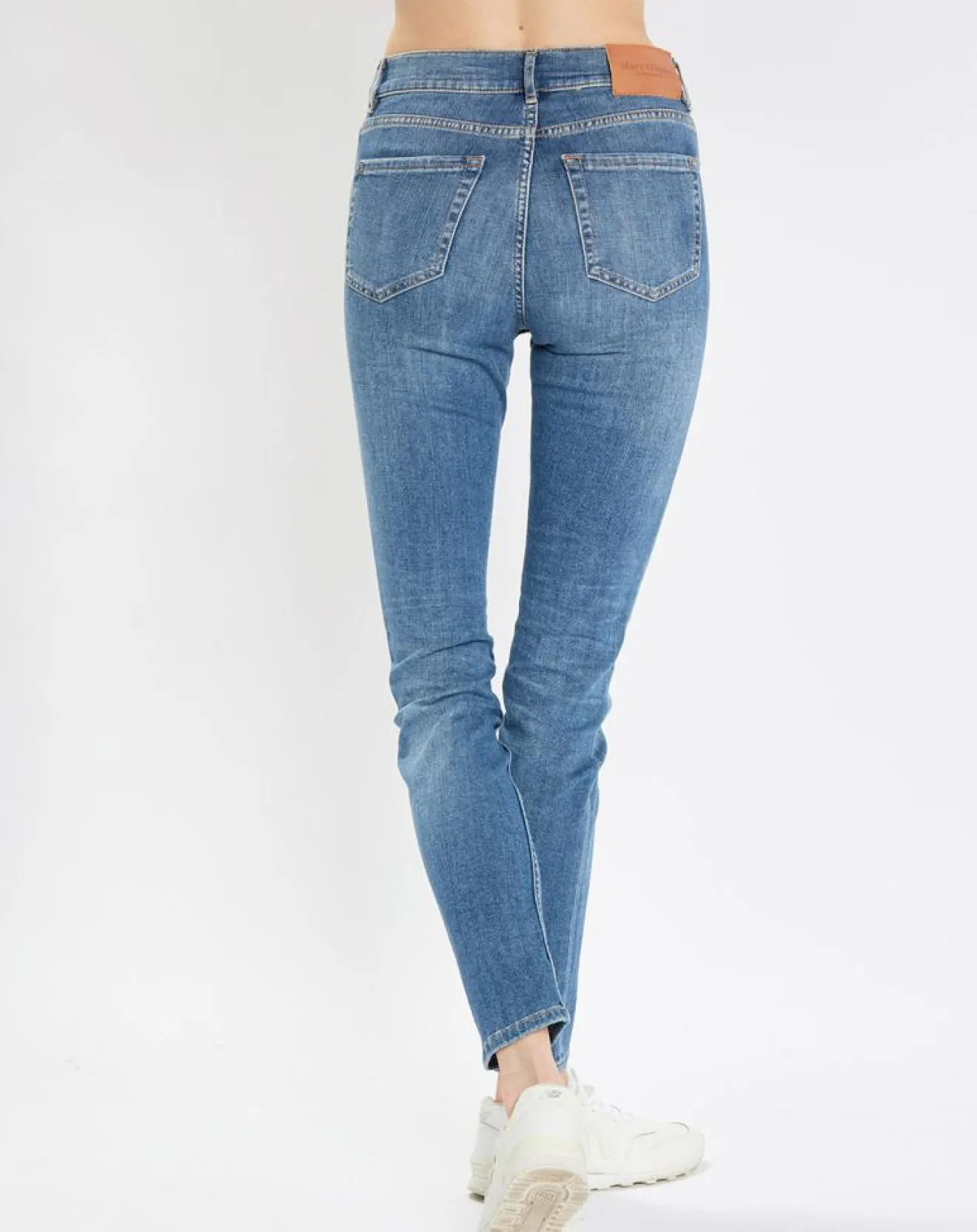 Discount Marc O'Polo Jean Skinny Taille haute bleu moyen