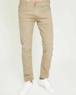Homme Replay Jean Slim Anbass Hyper Color beige