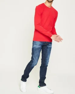 Homme Replay Jean Slim Anbass Ice Blast bleu foncé