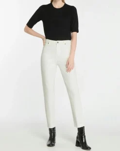 Femme Galeries Lafayette Jean Slim blanc