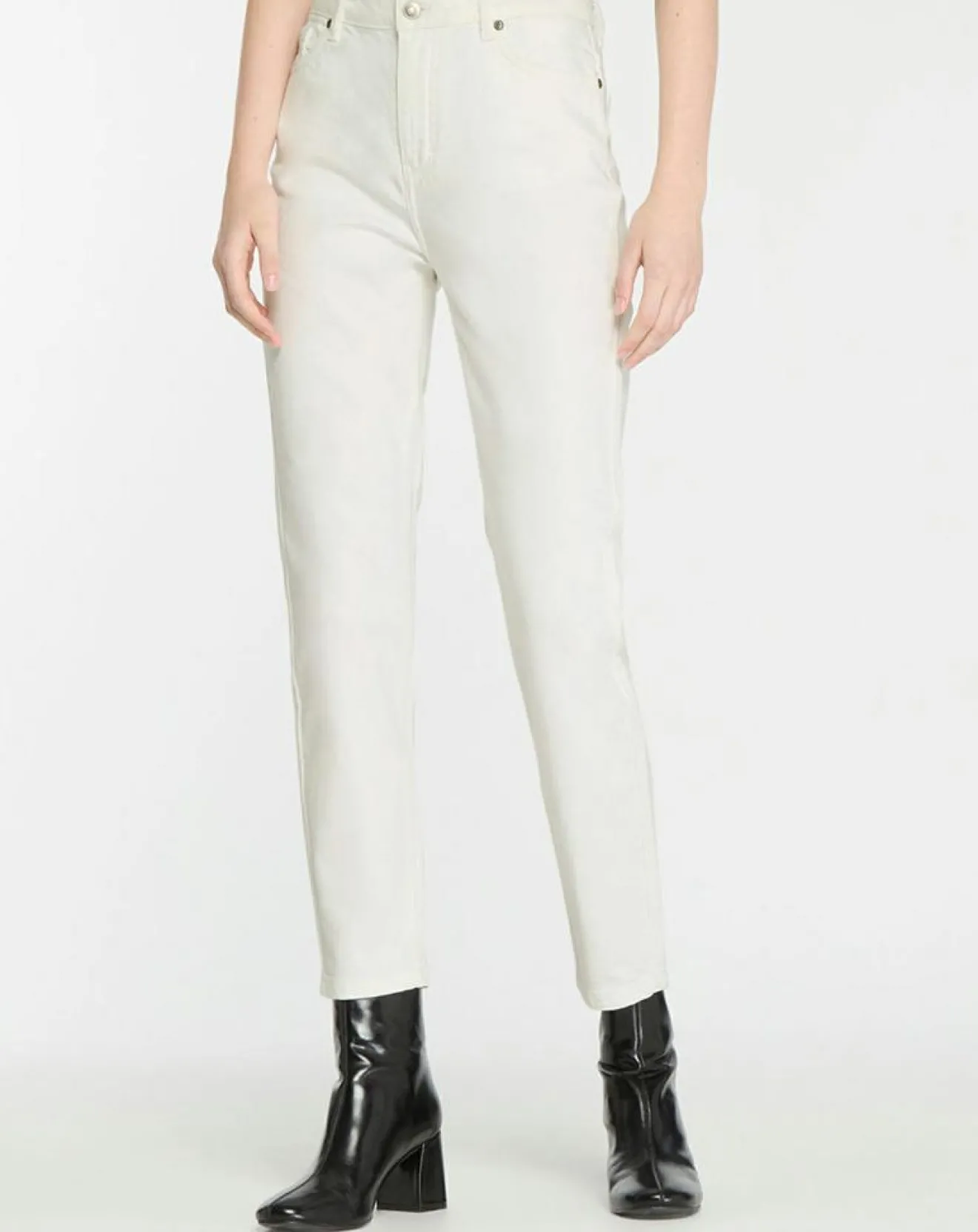 Femme Galeries Lafayette Jean Slim blanc