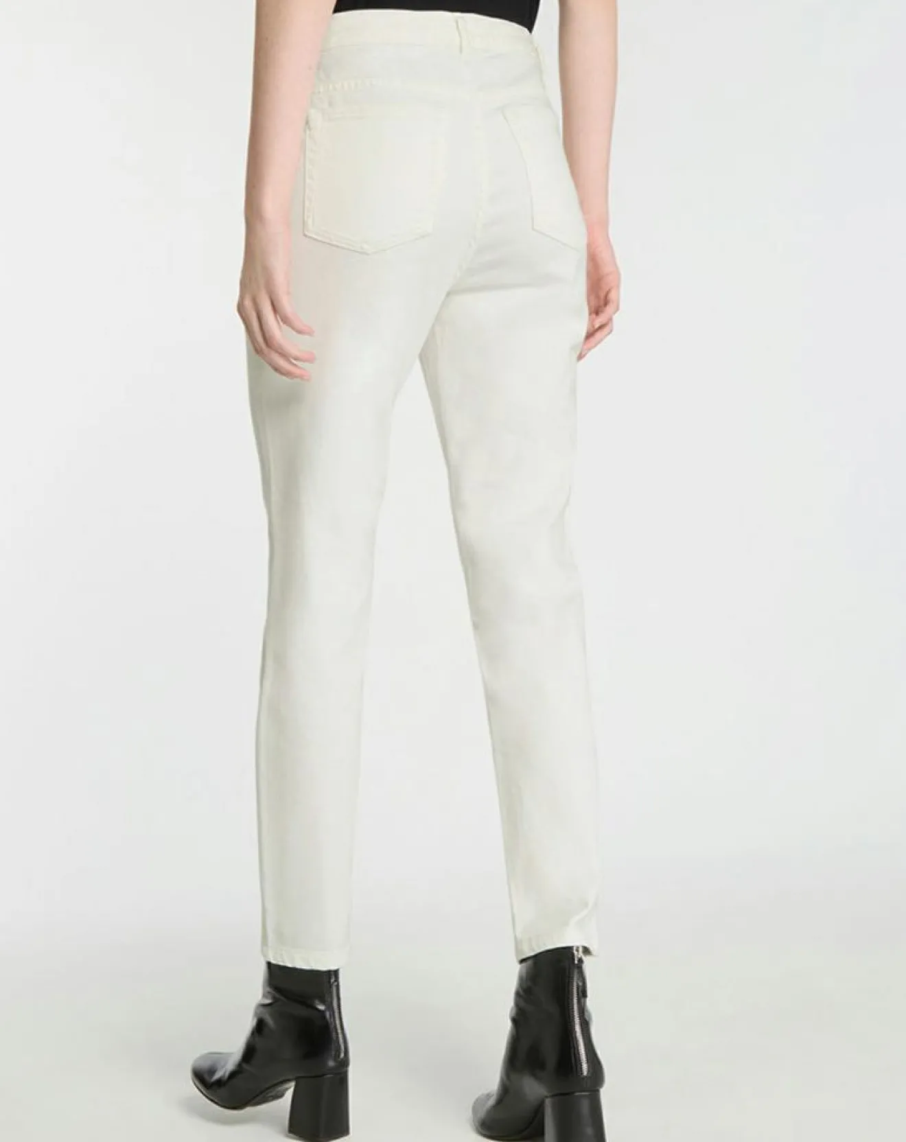 Femme Galeries Lafayette Jean Slim blanc