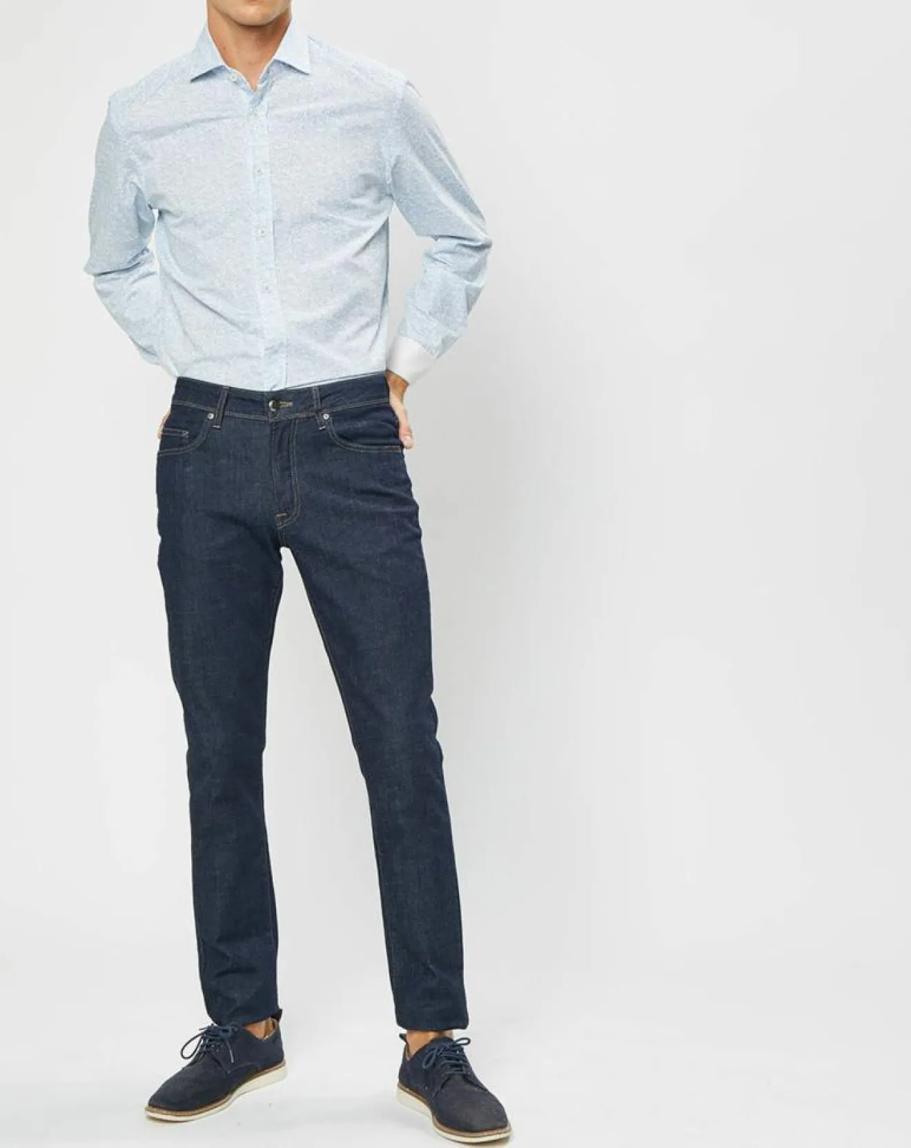 Homme Hackett London Jean Slim bleu brut