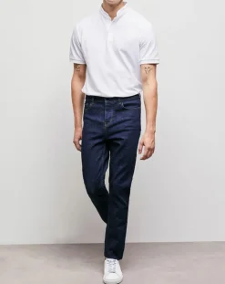 Clearance The Kooples Jean Slim Brut bleu brut