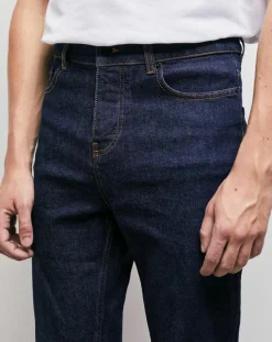 Clearance The Kooples Jean Slim Brut bleu brut