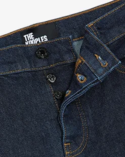 Clearance The Kooples Jean Slim Brut bleu brut