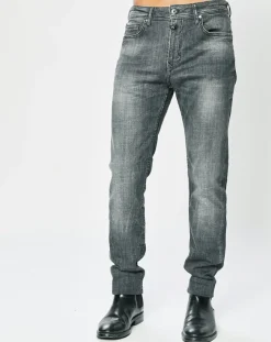 Homme Kaporal 5 Jean Slim Darko Used noir délavé