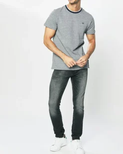 Discount Kaporal 5 Jean Slim Daxko noir délavé