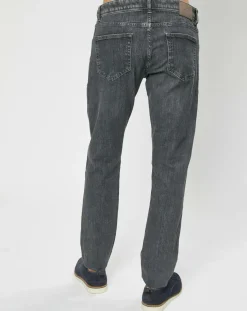 Homme Hackett London Jean Slim Denim Washed gris
