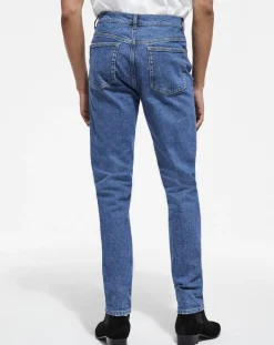 Homme The Kooples Jean Slim délavé bleu denim