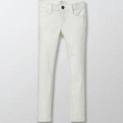 Enfant Cyrillus Jean Slim en Coton mélangé blanc