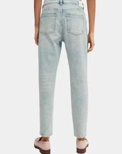 Femme Scotch & Soda Jean Slim Fit bleu clair
